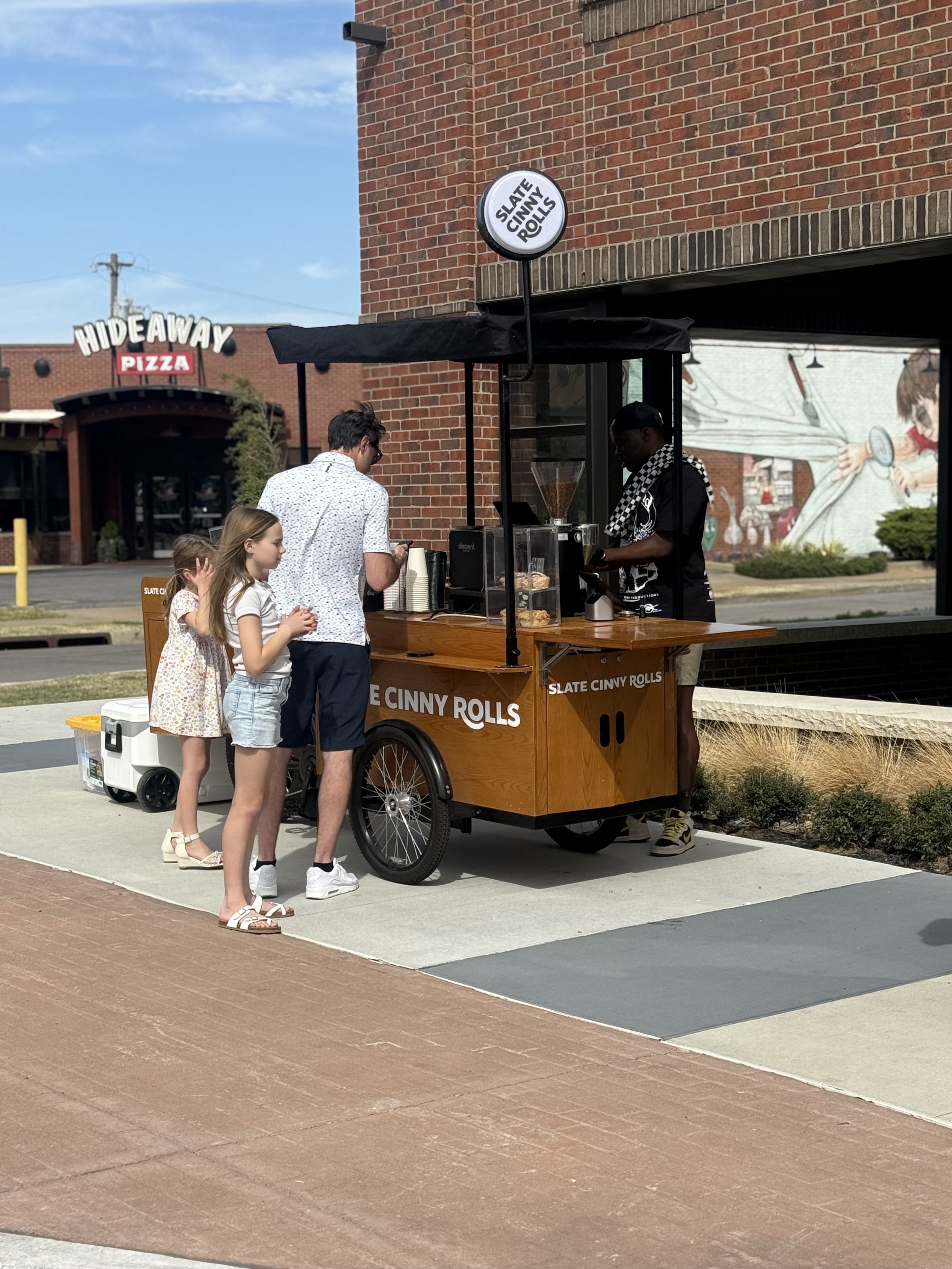Guests enjoying Street Coffee Bar at a Tulsa pop-up